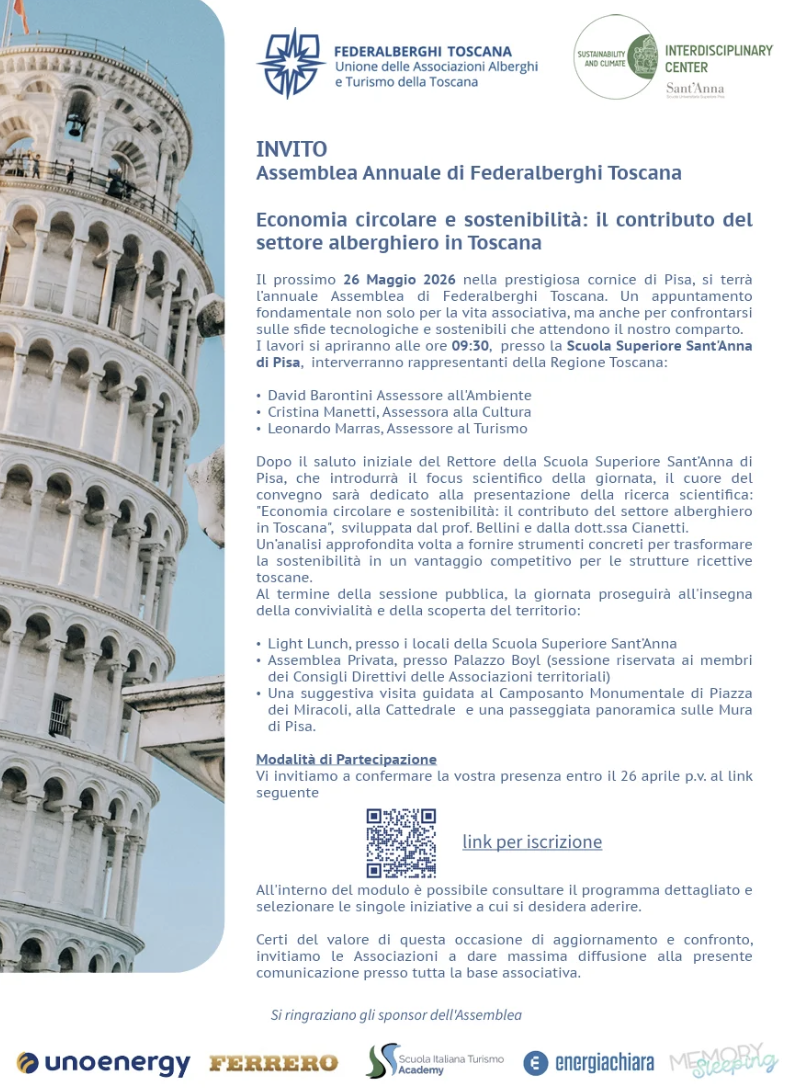 Assemblea Regionale di Federalberghi Toscana